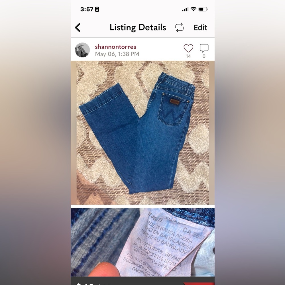 Wrangler Flare Trousers